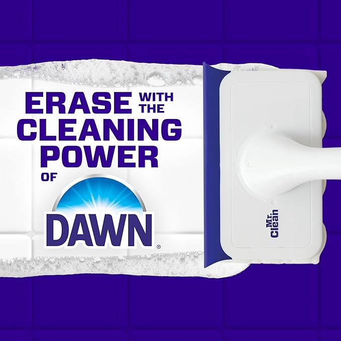 Mr. Clean Magic Eraser Shower & Tub Scrubber, Bathroom Cleaner, All in One - Image 5