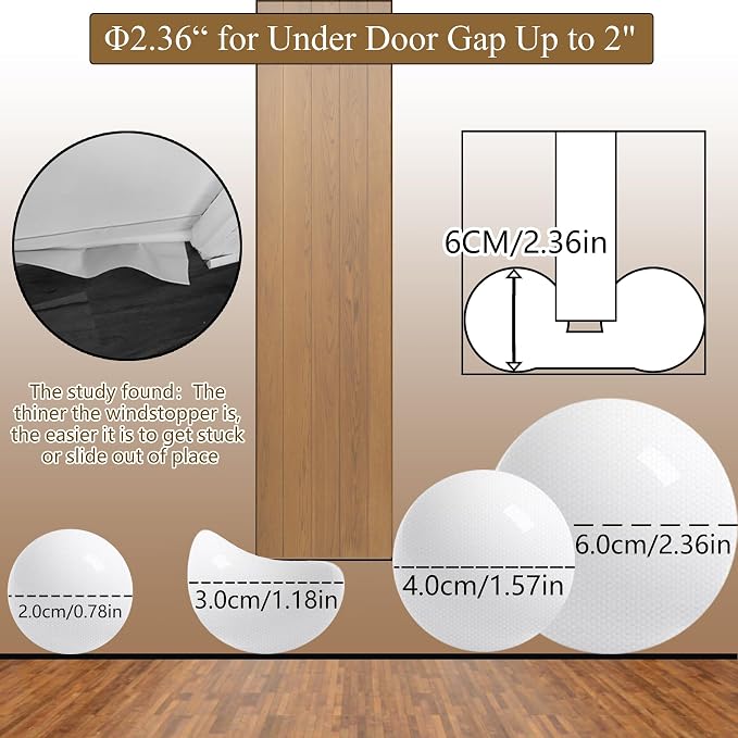 Under Door Draft Stopper 32 inch Draft Blocker - Image 2