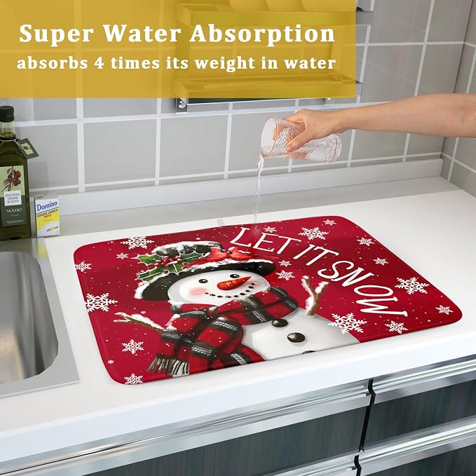 Merry Christmas Dish Drying Mat - Image 7