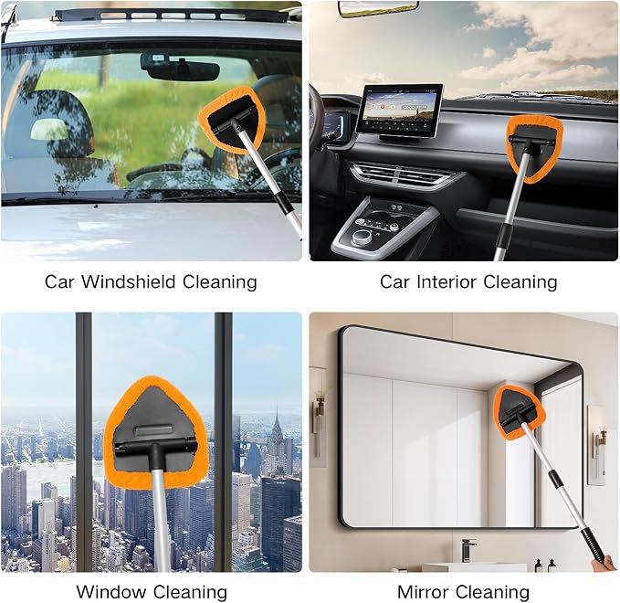 Qydipclin 7pcs Windshield Cleaner Tool Car Window Cleaning Wash Kit - Image 5