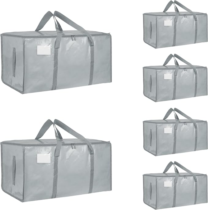 6 Pack-Extra Large Heavy Duty Moving Bags by Unknown