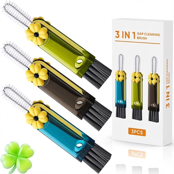 3 in 1 Cup Lid Gap Cleaning Brush Set, Cup Lid Gap Cleaner, Home Kitchen by Unknown