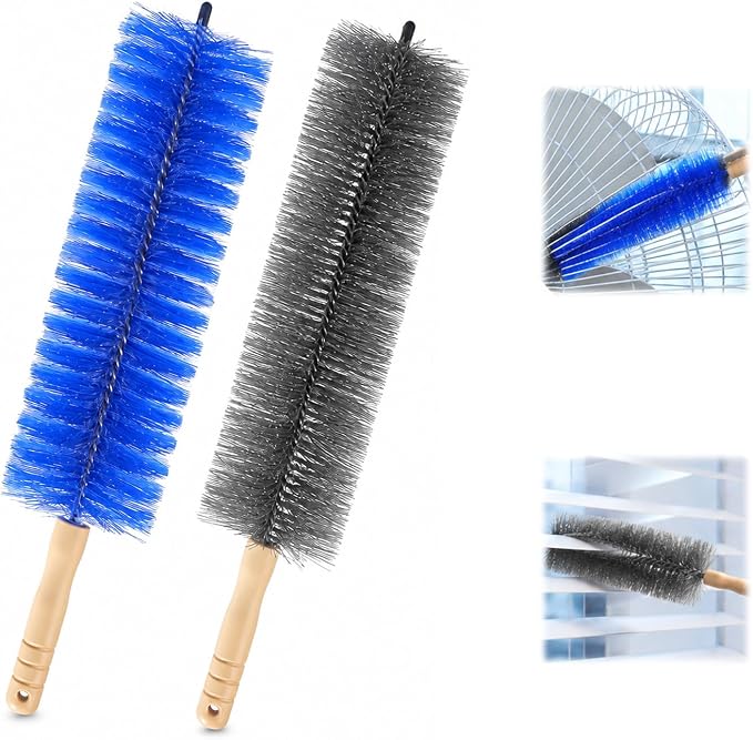 2Pcs Fan Cleaning Brush, Bendable Microfiber Head, 2026 New Upgrade Bendable by Unknown