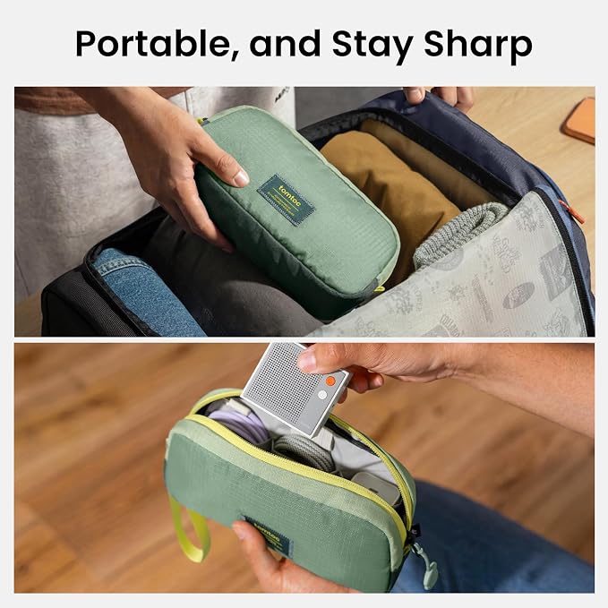 tomtoc Electronics Organizer Travel Case Performance, Cable Tech Pouch | Water - Image 5