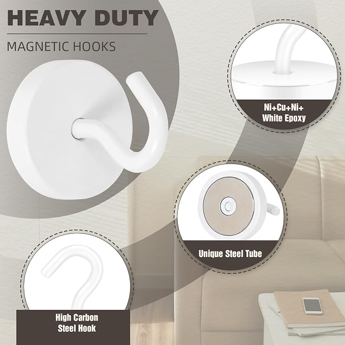 Neosmuk Magnetic Hooks Steel Tube Design - Image 5
