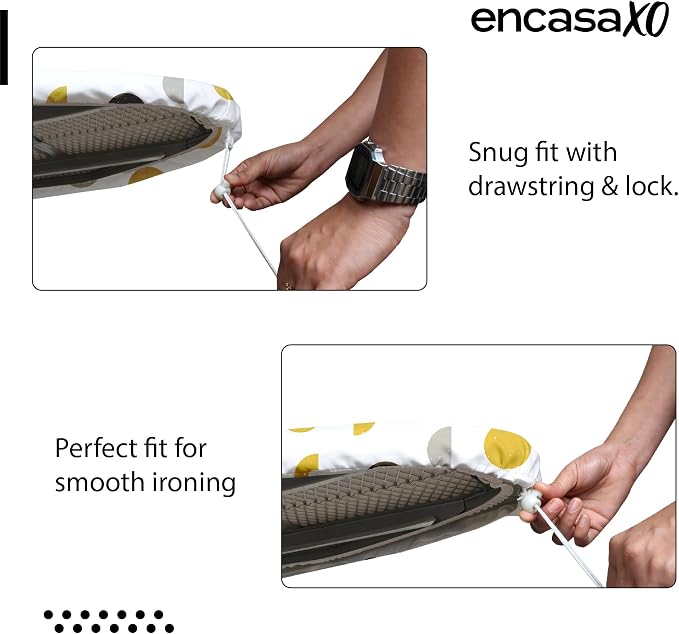 Encasa XO Ironing Board Cover and Pad, Thick Felt 42"x14" - Image 4