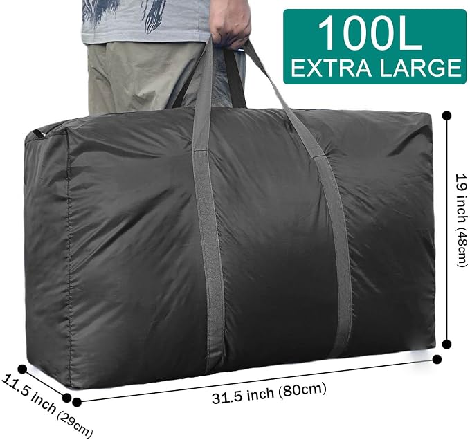 100L Extra Large Storage Bags, Big Moving Bags - Image 2