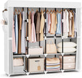 VTRIN Portable Closet for Hanging Clothes 67 Inch Wide Large Capacity Portable by VTRIN