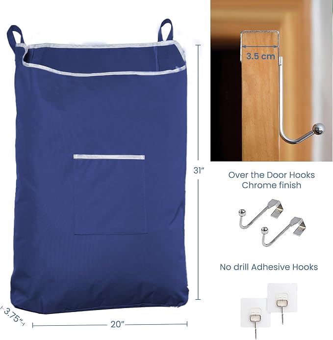Fine Living Co. Large Hanging Laundry Hamper - Image 2
