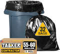 Tasker Contractor Garbage Bags 55 Gallon 3 Mil Heavy Duty 60 Gal Contractor by Tasker
