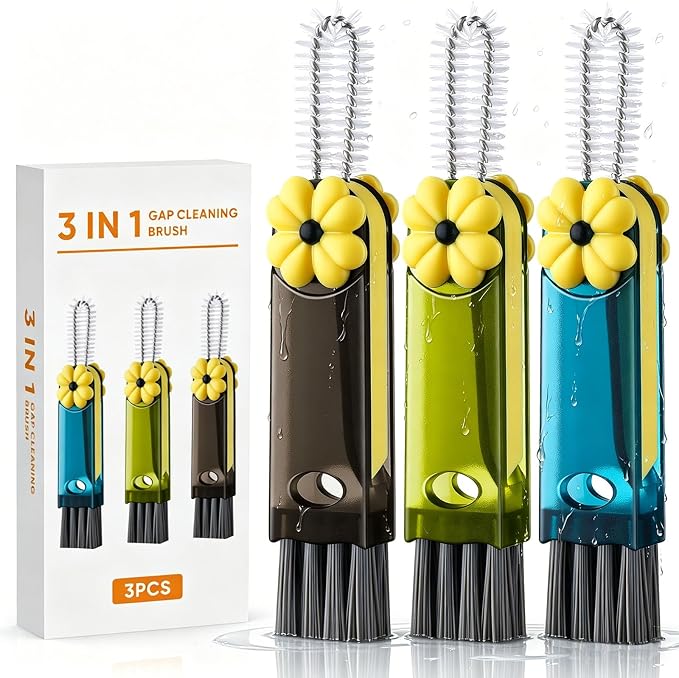 3 in 1 Cup Lid Cleaning Brush by Unknown