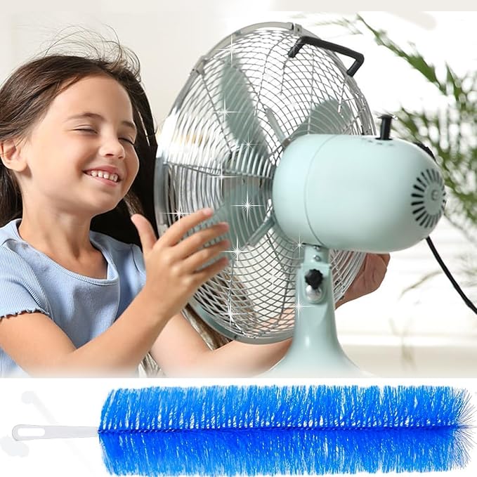 Fan Cleaner Brush, Fan Brush Cobweb Duster Microfiber Duster Ideal - Image 2