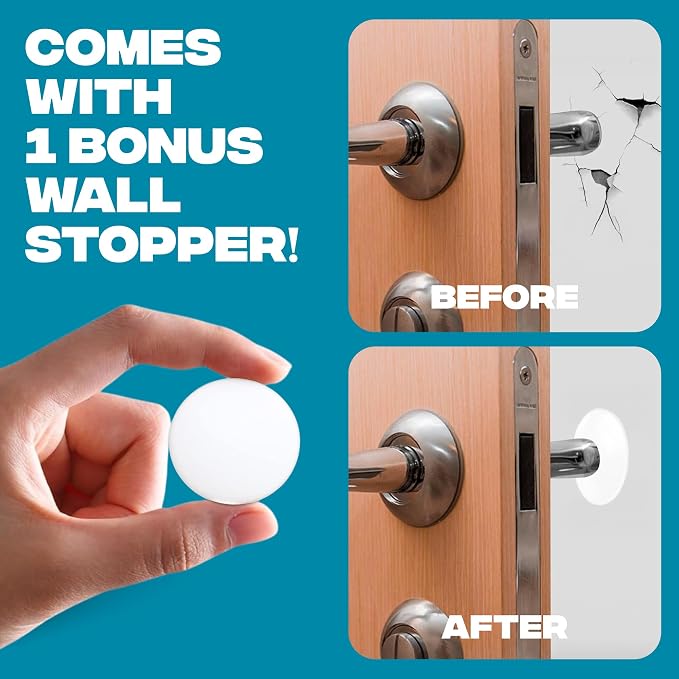 Stoppers for Bottom of Door – Heavy Duty Metal Rubber Door Stopper, Non-Slip - Image 4