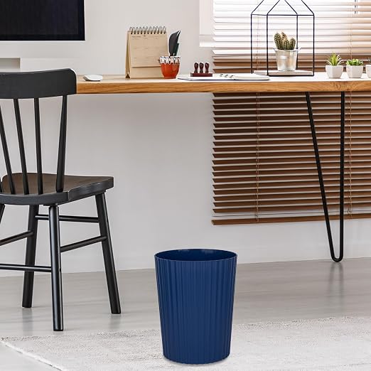 JiatuA Small Trash Can Plastic Wastebasket Round Garbage Container Bin - Image 6