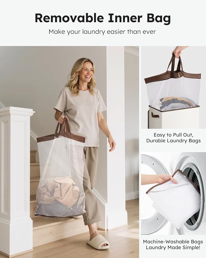 SOLEDI Slim Laundry Basket - Image 4