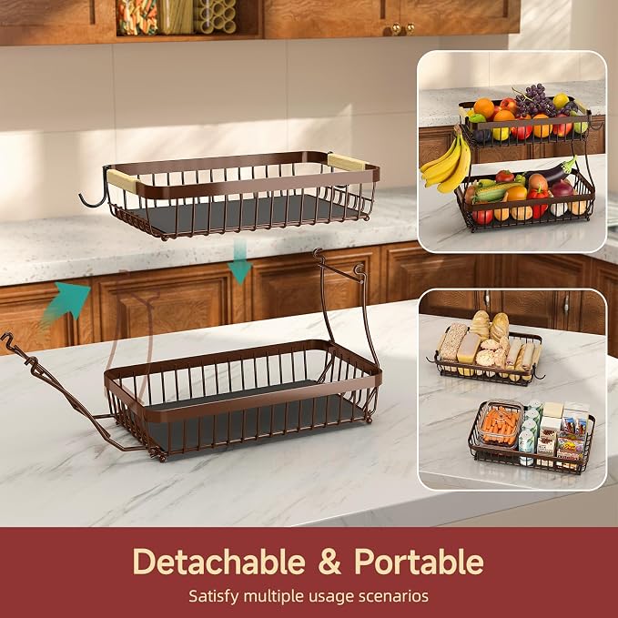 Sevenblue 2-Tier Fruit Basket - Image 3
