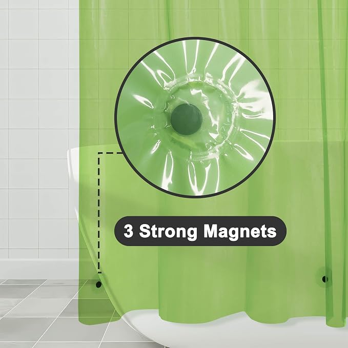 Barossa Design Extra Long Shower Curtain Liner - Image 3