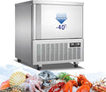 Kolice Commercial 5 Trays Blast Chiller, Flash Freezer,Shock Freezer with Food Probe,Lowest temp: -40°F for Restaurant,Bakery,School,Hotel,Canteens to Preserve Beef,Chicken,Sea Food,Dough,etc