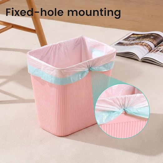 JOYMOOP Slim Trash Can 3-Pack, 2.2 Gallon Plastic Wastebasket - Image 3