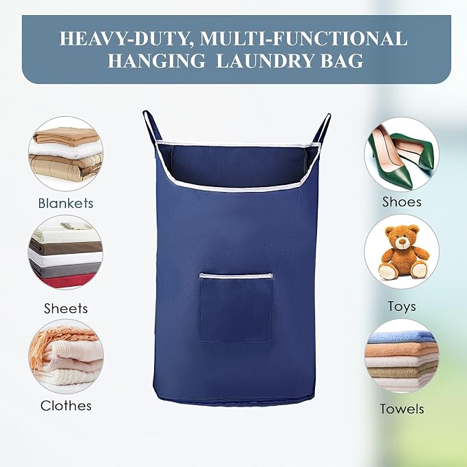 Fine Living Co. Large Hanging Laundry Hamper - Image 7