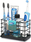 Toothbrush Holders for Bathroom, Stainless Steel, Detachable, 5 Slot by Chintu