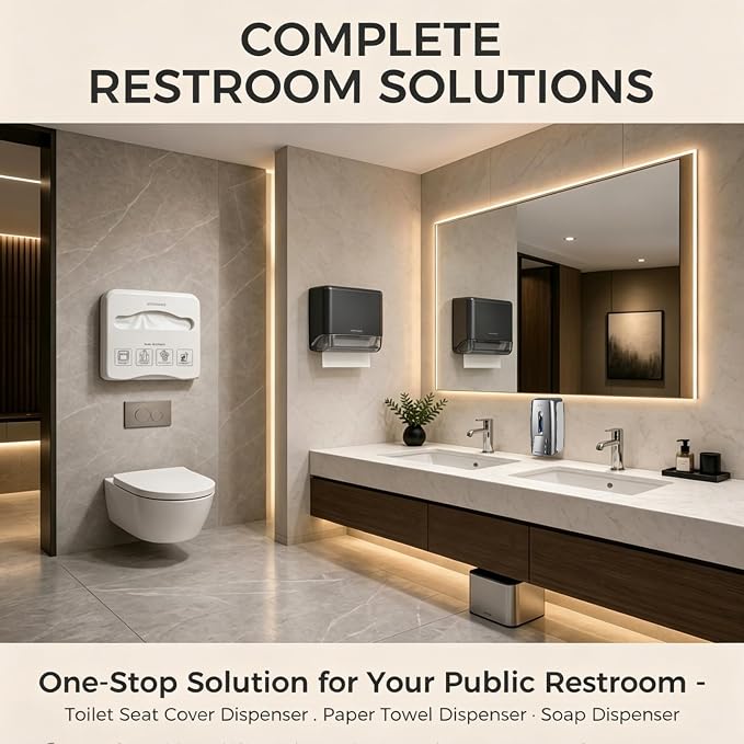interhasa! Commercial Hand Soap Dispenser Wall Mount | Dual-Lock Design - Image 8