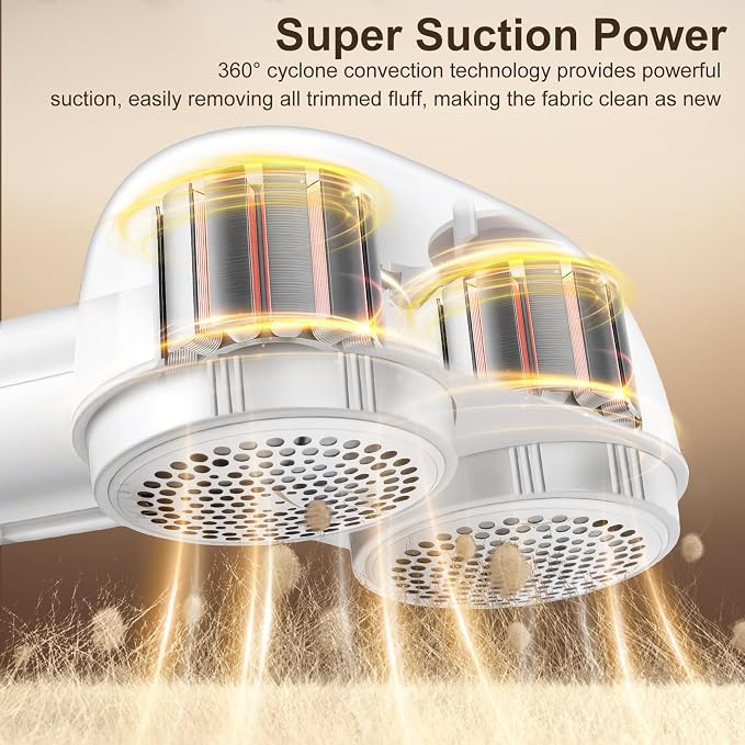 Fabric Shaver, Dual Motor Electric Lint Shaver - Image 2