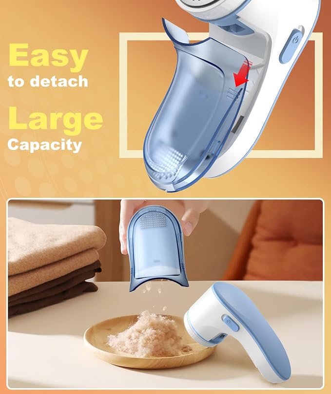 Fabric Shaver, Lint Remover for Clothes, Effectively and Quickly Remove Pills - Image 6