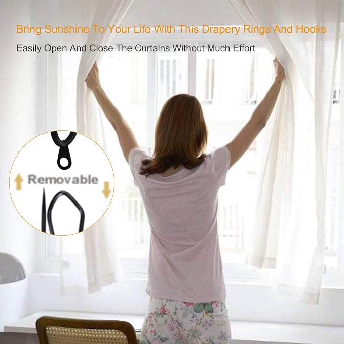 60 Pcs Metal Curtain Rings - Image 6