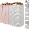 Lifewit 2 Pack Laundry Basket 80L Each, Collapsible Clothes Hamper by Lifewit