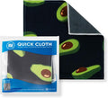 Microfiber Wholesale Quick Cloth Glasses Cleaning Cloths 8x8 Avocado 1-Pack | by MicrofiberWholesale