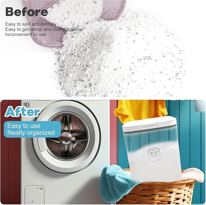2 Pack 5.5L Laundry Detergent Dispenser - Image 4