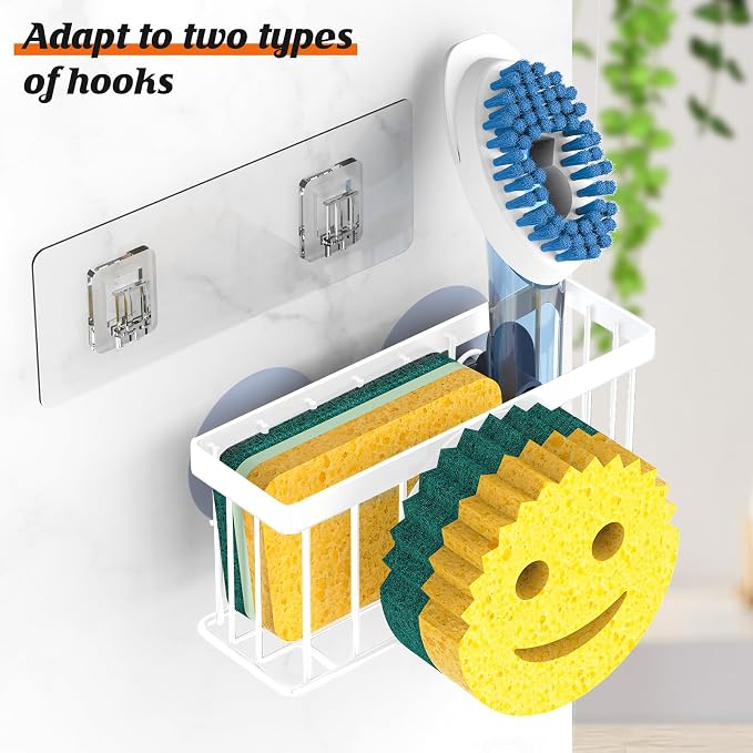 Sponge Holder Smiley Face, Sink Organizer - Image 3