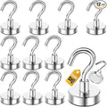DIYMAG Magnetic Hooks 12pcs 85lbs Cruise Essentials 2026 Magnet Hook by DIYMAG