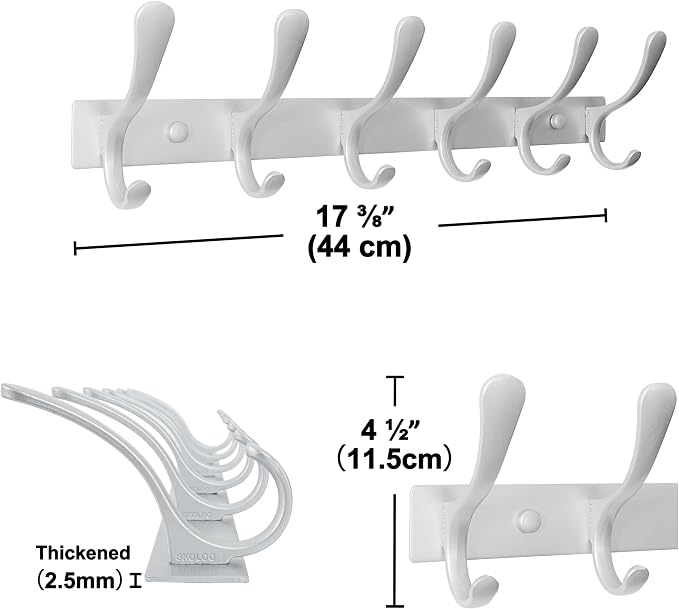 SKOLOO Coat Rack Wall Mounted - Image 5