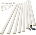 Yecaye TV Cord Hider, 125in Cord Cover, W1.18in H0.6in, Wire Covers by Yecaye