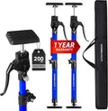 Adjustable Cabinet Jacks for Installing Cabinets (22.8-45.3 Inches 2 Pack) Heavy Duty 200 lb Metal Quick Support Rod & Third Hand Support System with Swivel Non-Slip Pads for Drywall and Ceilings.