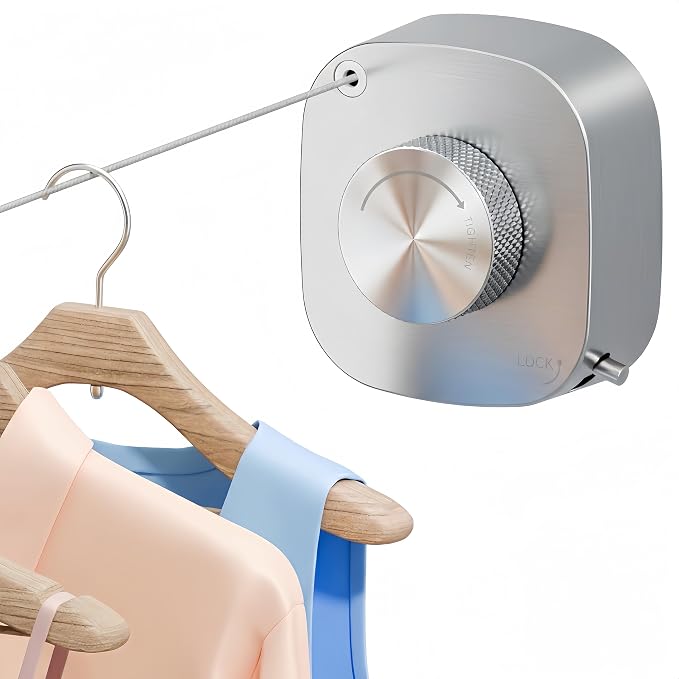 FORIOUS 13.8 Ft Retractable Clothesline, Non-Sagging by FORIOUS