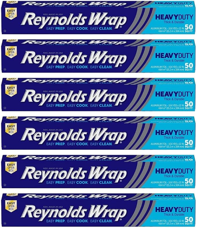 Reynolds Wrap Aluminum Foil, Heavy Duty, 50 sq ft by Reynolds+Wrap