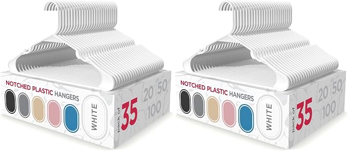 Plastic Clothes Hangers – Notched Hangers by Sharpty
