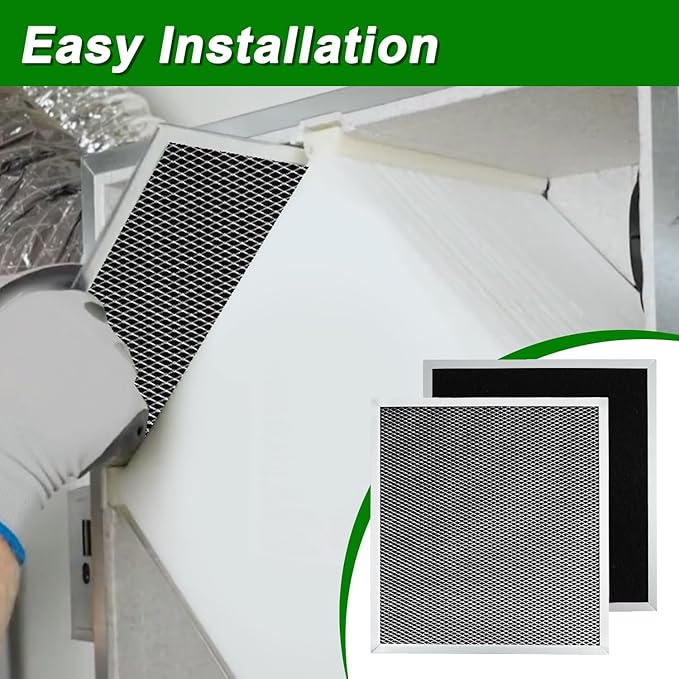 2-Pack Air Exchanger Filter 12-7/8 x 11-3/4 x 3/4 Inches Compatible with Broan ERV100HC HRV100H Ventilation System Replace#: SV03096