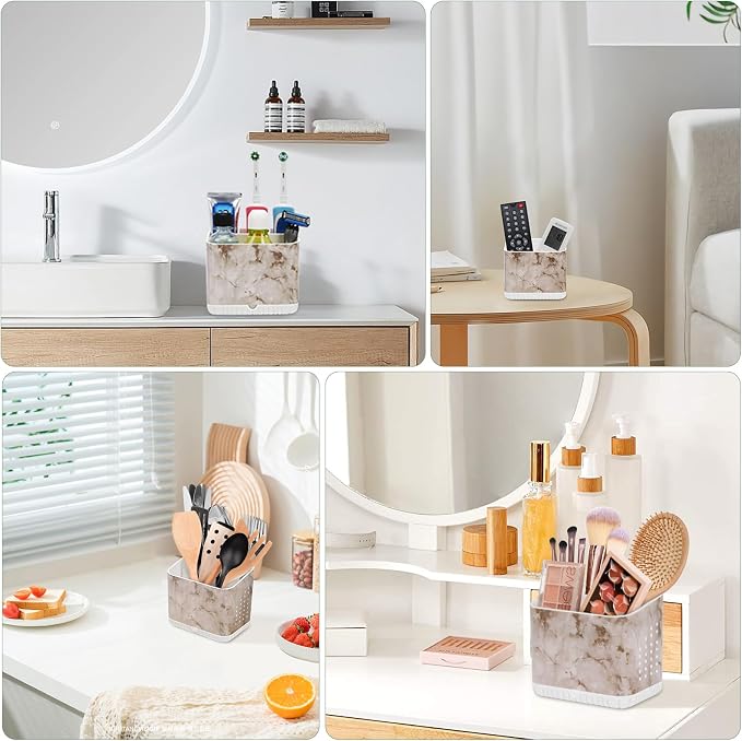 Toothbrush Holders, Toothbrush and Toothpaste Holder | EasyTo Clean, 4 Slots - Image 7