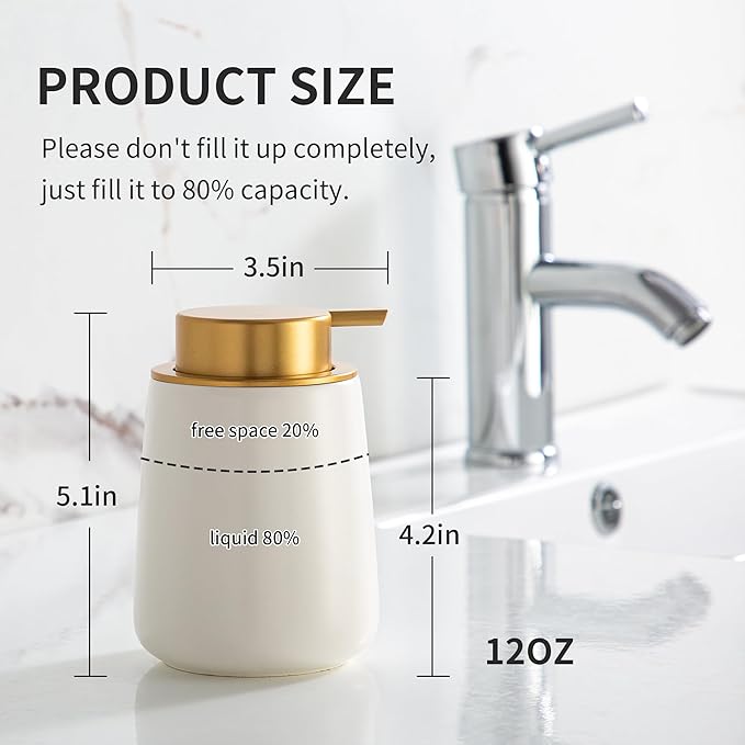 Enra Foaming Soap Dispenser, Vanities and Countertops. - Image 3