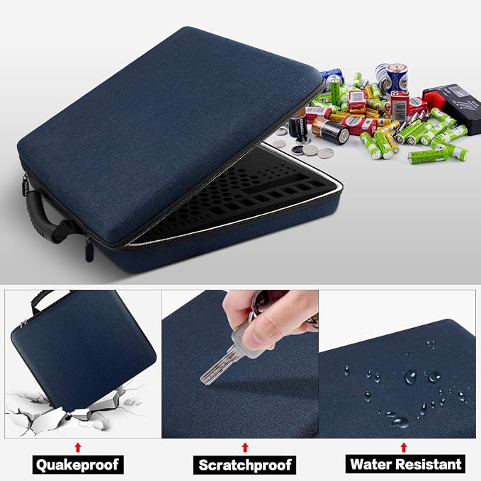 Comecase Extra Large Battery Organizer Case - Image 3