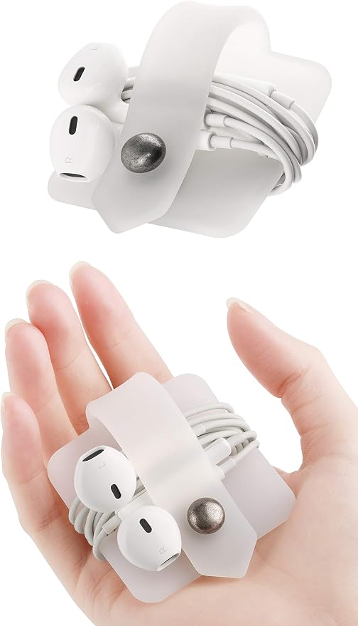 Cord Organizer Earbuds Holder Earphone Wrap Earphones Organizer Headset - Image 4