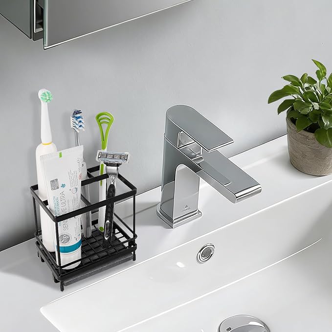 Electric Toothbrush Holders for Bathrooms Toothpaste Organizer, Removable - Image 2