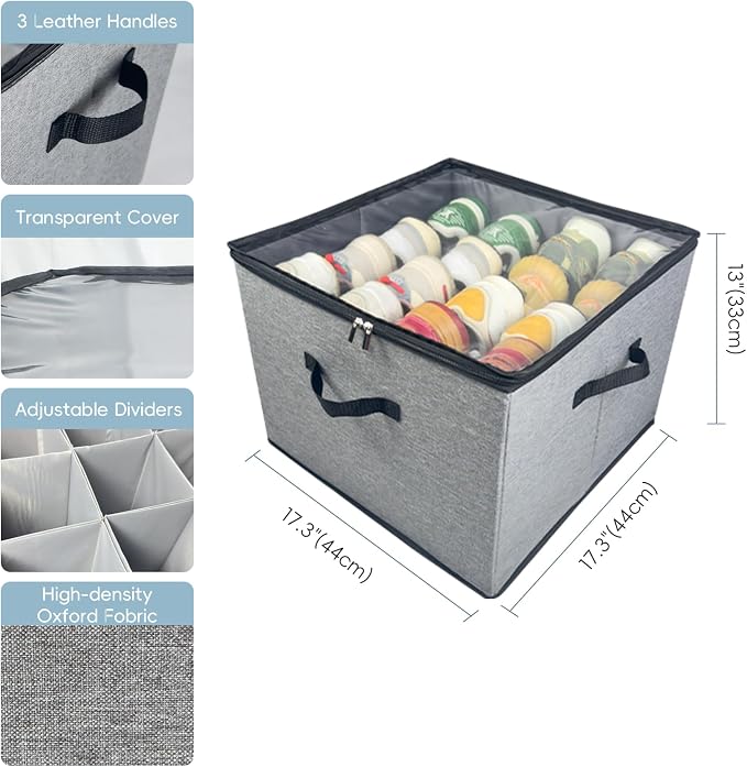 Adjustable Dividers Shoe Organizer Box 2 Pack – Clear Cover Shoe Storage - Image 6