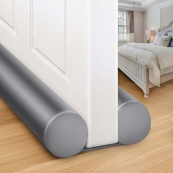 MAXTID Large Door Draft Blocker 30" Grey, Bottom Seal Strip by MAXTID