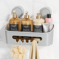 LEVERLOC Shower Caddy Suction Cup, Shower Organizer Bathroom Shelf by LEVERLOC