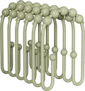 AmazerBath Sage Green Shower Curtain Hooks by AmazerBath